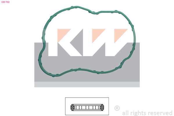 KW Termosztát tömítés 590702_KW